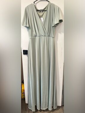 Baltic Born Maxi Wrap Dress in Green Size XL NWT